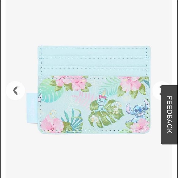Loungefly Disney Lilo and Stitch Tropical Friends Cardholder NWT - Picture 2 of 4